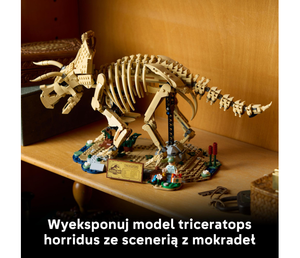 LEGO JURASSIC WORLD 77985 Szkielety dinozaurów: triceratops - 1529880 - zdjęcie 9